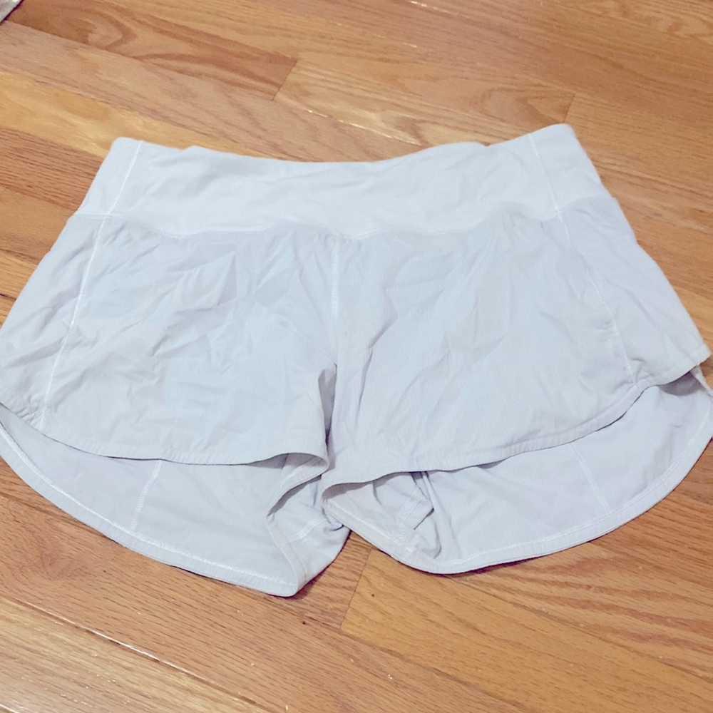 Lululemon speed up shorts size 8 and 2.5 length